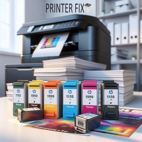 ציוד מתכלה למדפסות - טונרים, דפים, מחסניות דיו -פרינטר פיקס