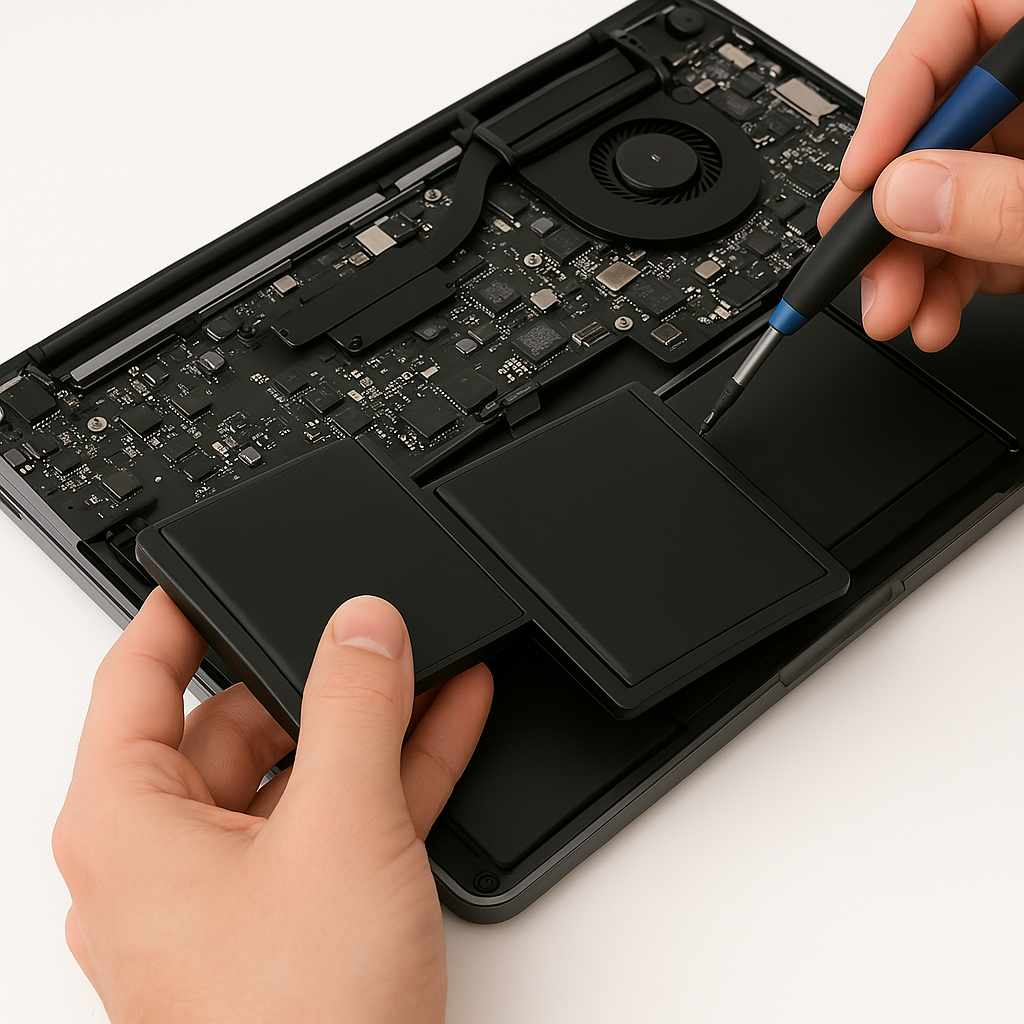 החלפת סוללה למחשב אפל החלפת מסך למחשב אפל תיקון מחשב אפל בירושלים